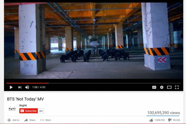 BTS Catat Sejarah Baru di YouTube