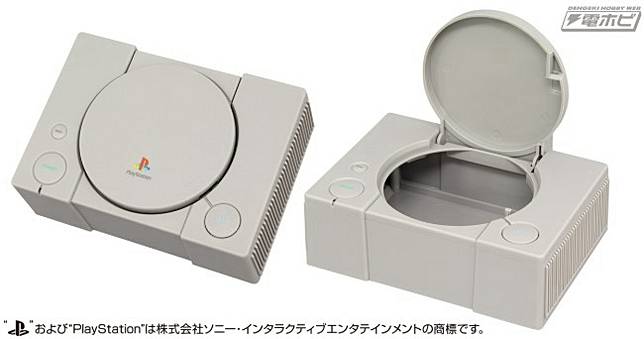 日本景品推出「初代PlayStation收納盒」，按下OPEN鍵就可以收納小物