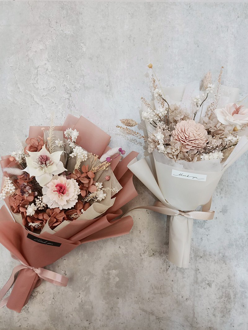 乾燥花束 畢業花束/謝師花束/告白求婚/母親節/情人節/生日禮物