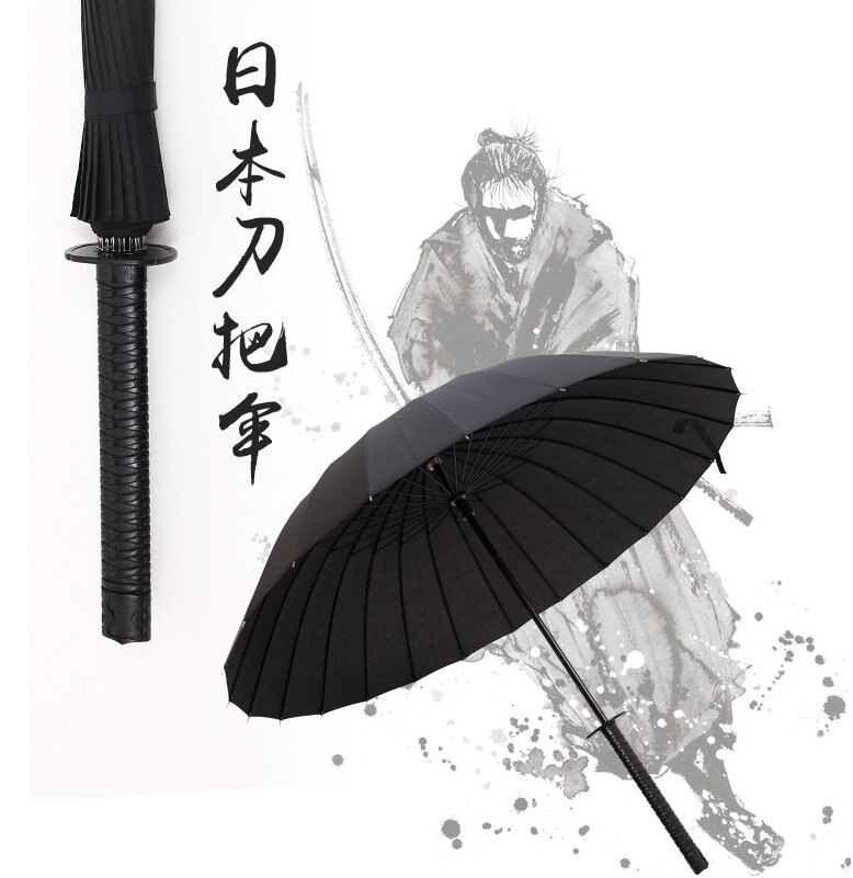 日本 雨傘 武士刀 鋼傘 雨傘 效能雨傘 抗UV 武士刀 防曬 抗紫外線 武士高 傘 花卉 傘 武士 忍者 X戰警 英雄