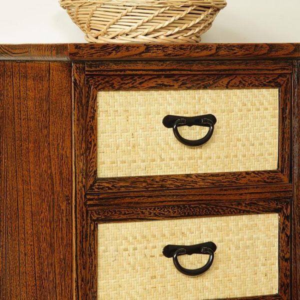 杉桐實木CD架落地CD柜DVD柜光碟柜光盤收納抽屜柜碟片影碟唱片柜 時尚教主