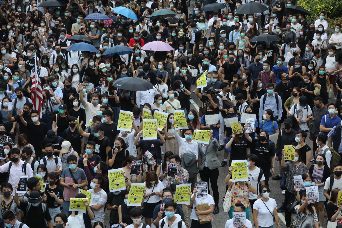 Protesters block roads after Hong Kong leader Carrie Lam announces new