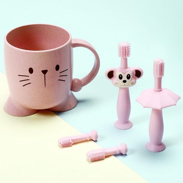 寶寶牙刷軟毛硅膠乳牙口腔清潔嬰幼兒