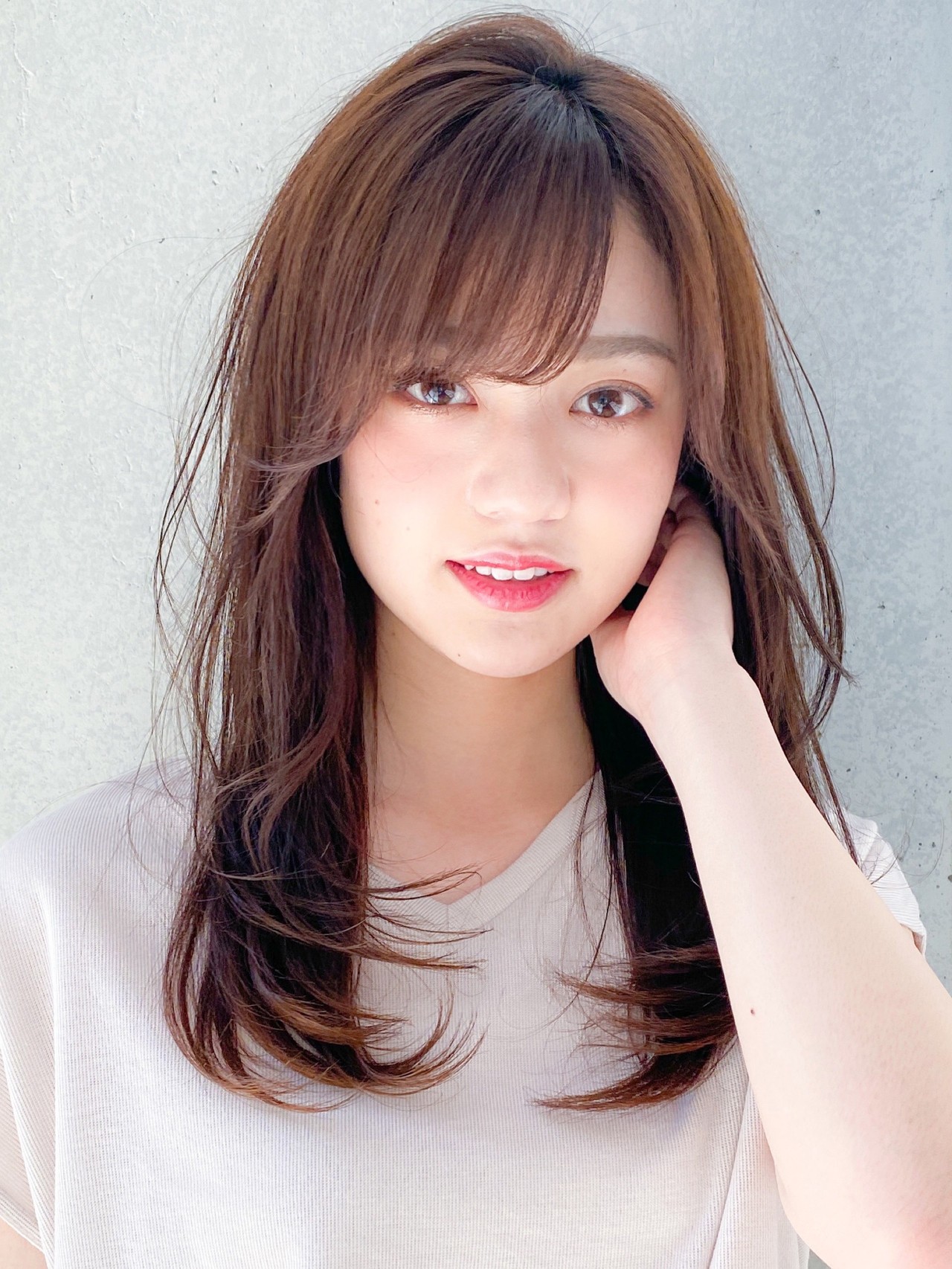 石川さんのロングで大人っぽさ格上げ