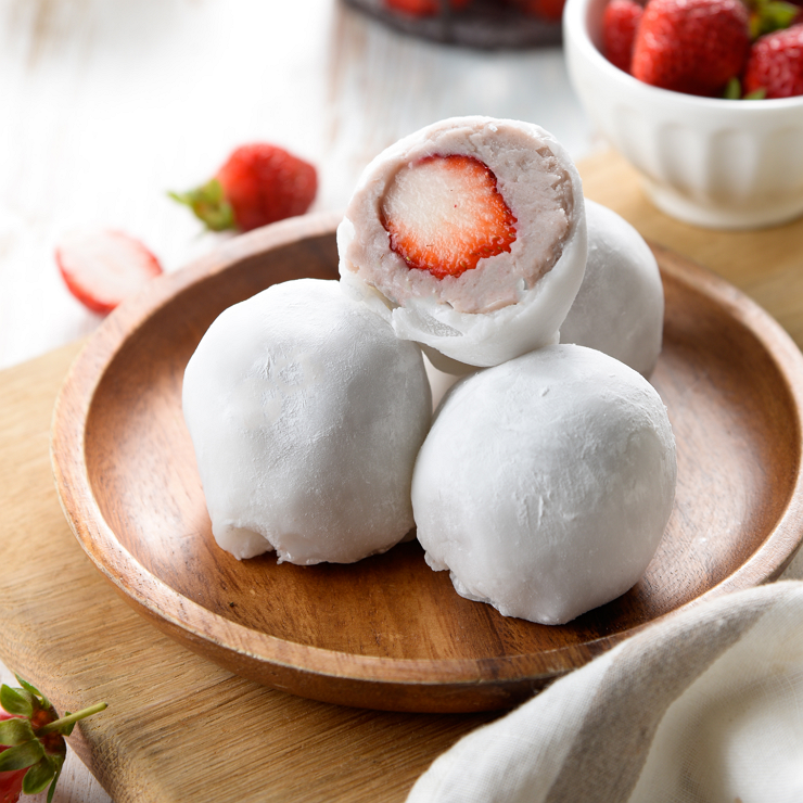 草莓芋泥大福 一盒6入裝