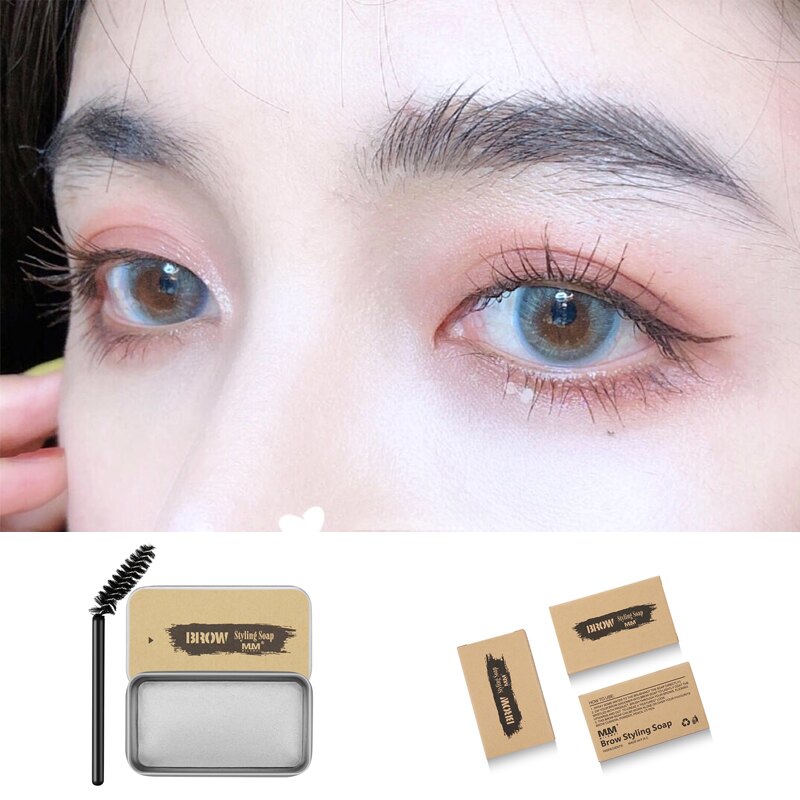 眉蠟透明眉膠定型染眉膏野生眉毛定型膏防水定型皂神器持久無色