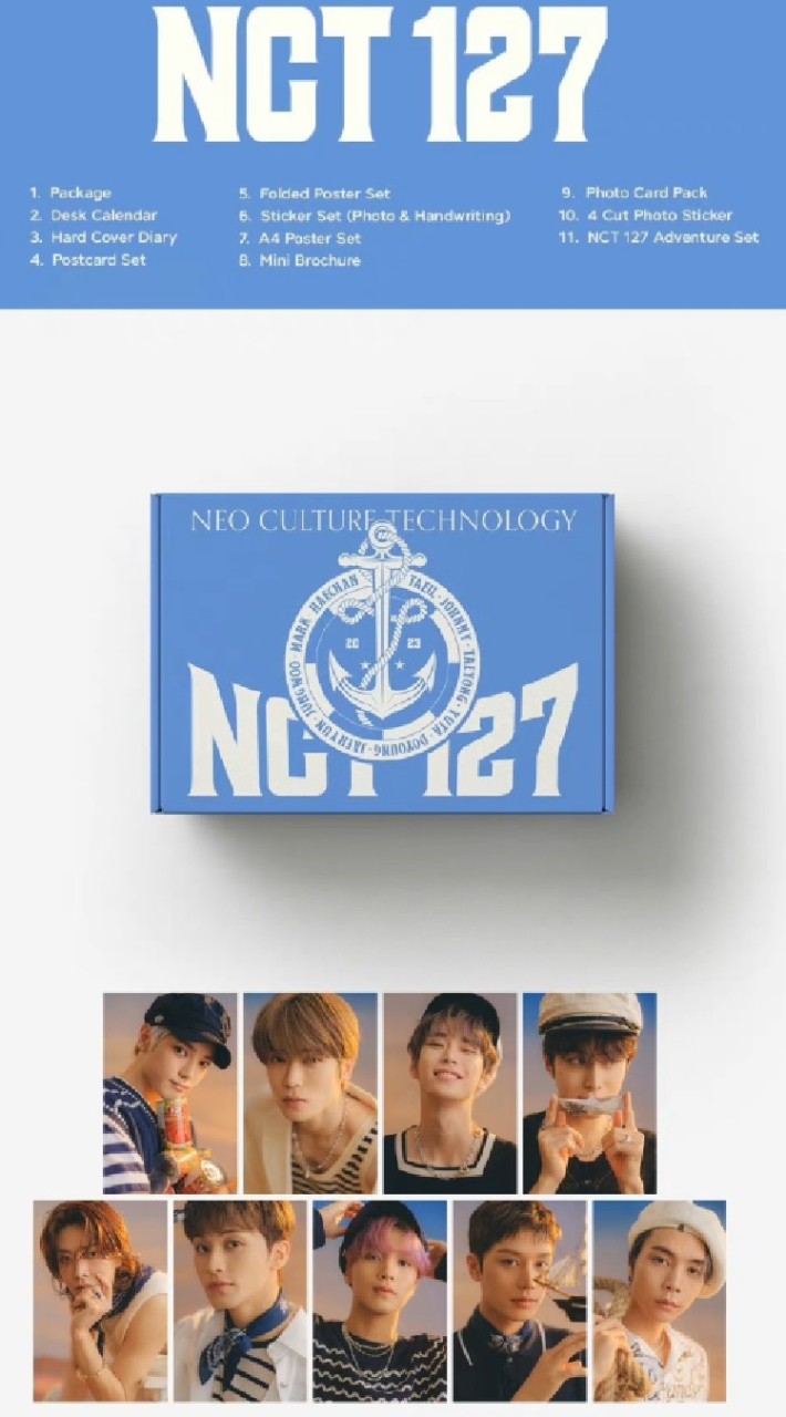 NCT127 年曆拆售