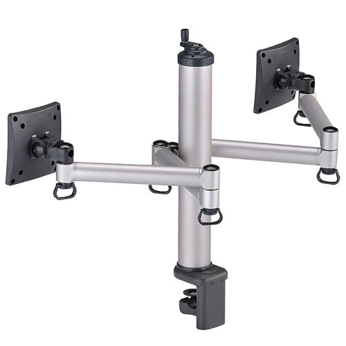 符合VESA標準 總重可掛載20公斤螢幕 適用15”~24”液晶螢幕 創新旋鈕調整高低使用方便省力