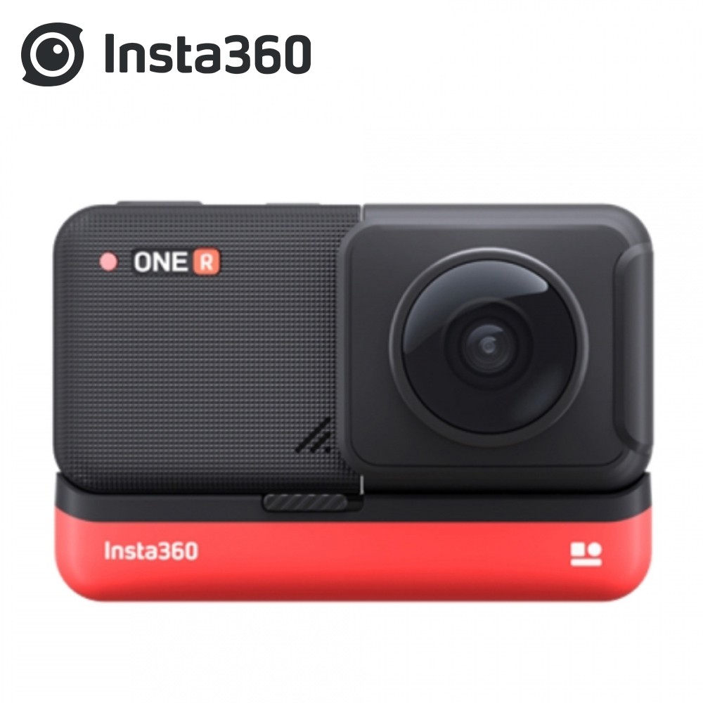 ONE R 全景相機贈好禮 64記憶卡+自拍棒(伸縮70公分)+快充 品牌:INSTA360型號:ONE R全景鏡頭套組貨源:公司貨保固:一年全景鏡頭套裝包括1x 全景鏡頭模組，1x 主機，1x 電池