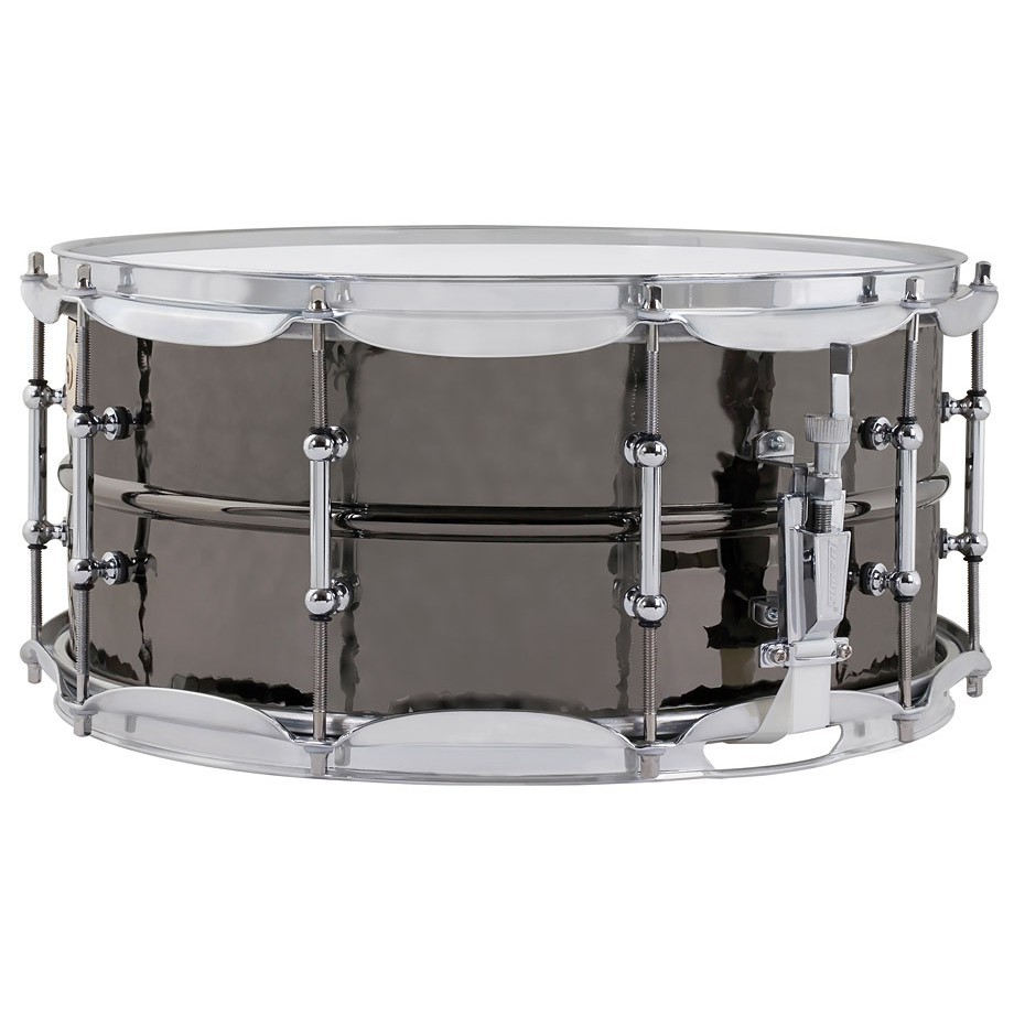 Ludwig Hammered Black Beauty 小鼓 6.5x14 鍍鎳銅鎚點 LB417KT【桑兔】