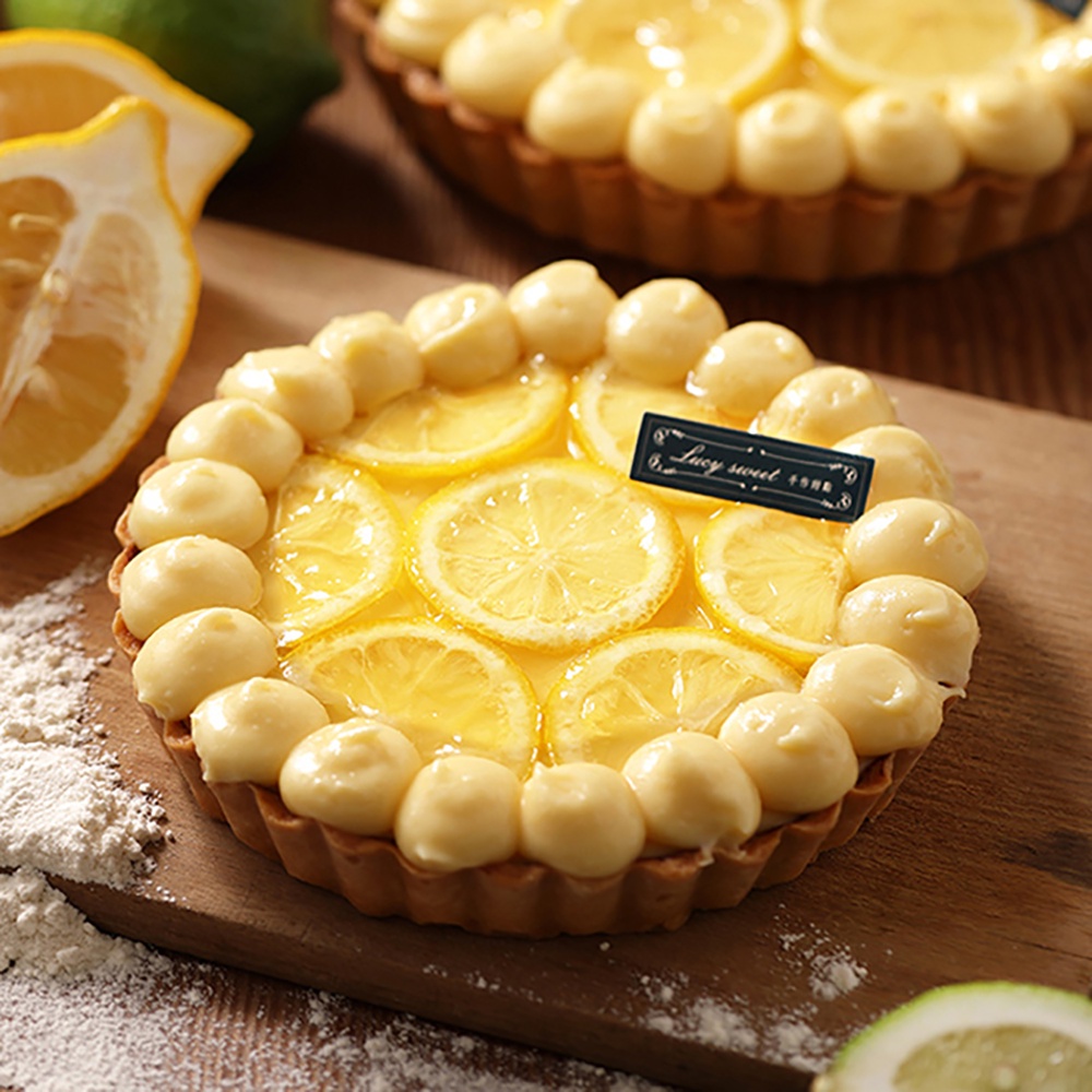 【LS手作甜點】法式經典檸檬塔 (8吋)(免運)