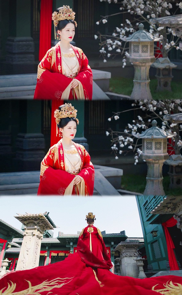 近期古裝劇「紅衣美人」5：李沁 飾演《錦秀南歌》沈驪歌