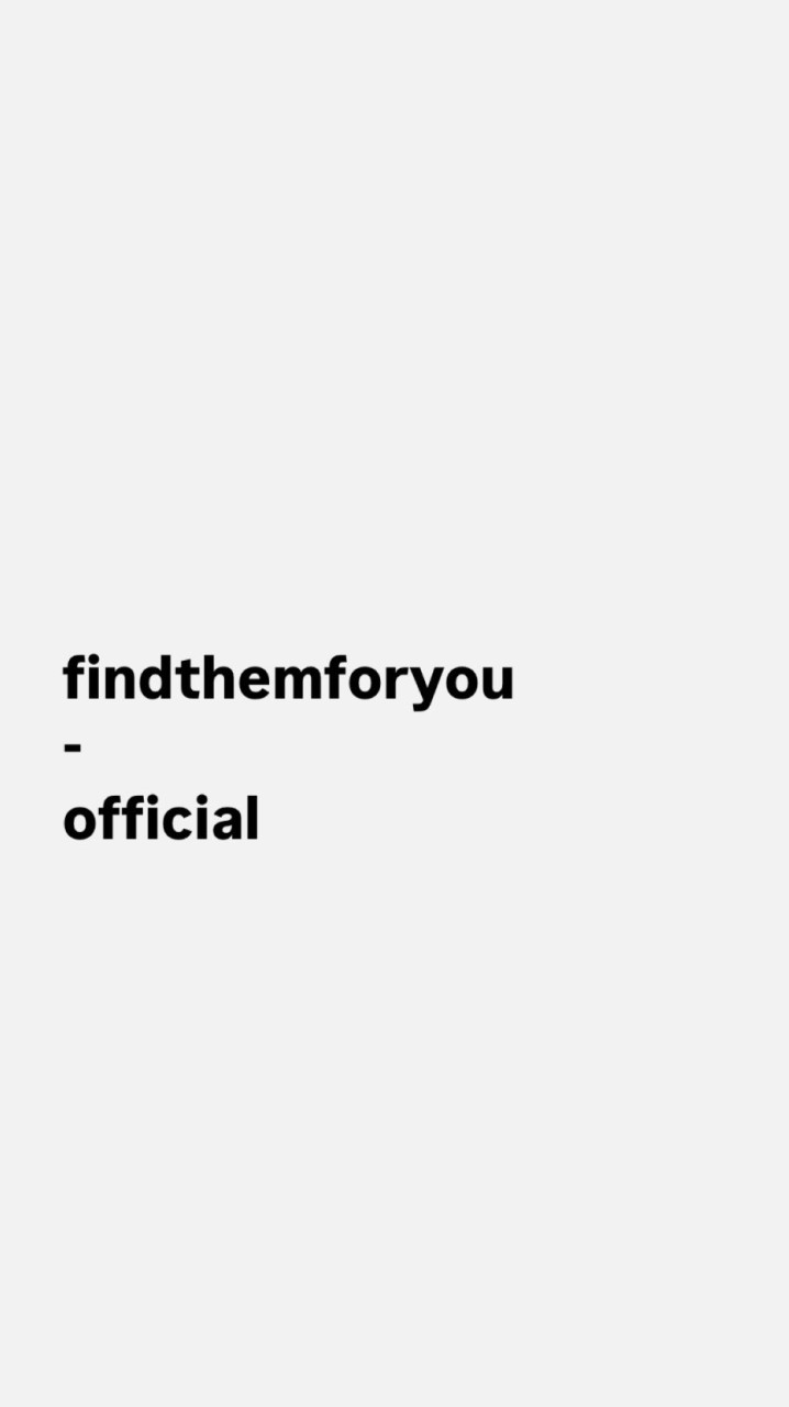 findthemforyou_official