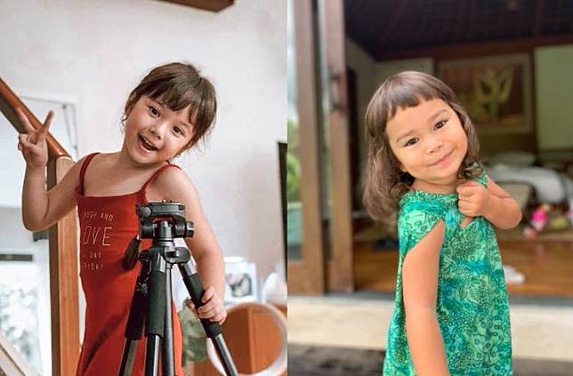 Gempita Nora Marten dan Jossu. (Kolase Instagram/gempitareal/kidsandplay_id)