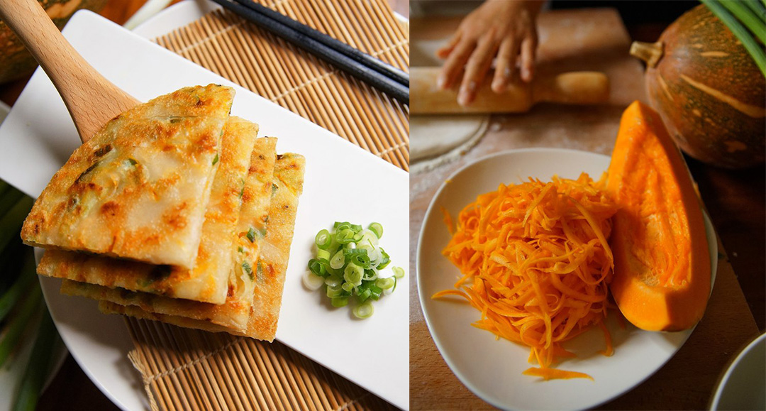 東浙鮮麵點小廚房 手工南瓜蔥油餅