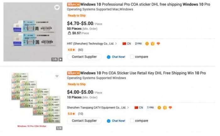網路上一堆「保證合法」Windows 10軟體序號哪裡來的？德國警方正在調查