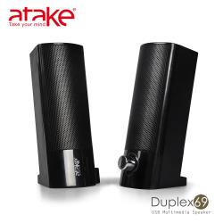 ◎體積小巧，攜帶方便，左右音箱可對接組裝成聲霸，也可拆裝為左右聲道的立體聲音箱|◎|◎商品名稱:【ATake】-多媒體電腦喇叭ASB-210型號:ASB-210種類:電腦喇叭型式:桌上型喇叭功能:環繞