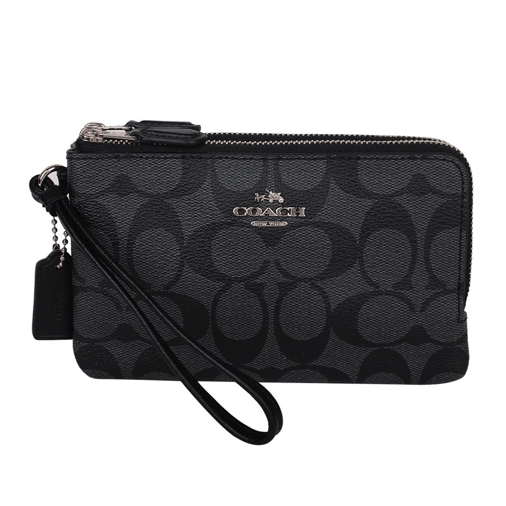 ●簡約風格、自我主義●時尚必備、實用典雅品牌名稱: COACH商品尺寸:長16x高10 cm , 寬2.5cm , 掛帶長15cm商品規格:卡層x2 商品材質: PVC皮革商品來源：美國平行輸入 10