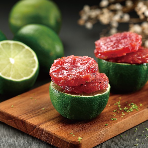 內容物:卡啦肉紙(原味)+蒜一口(獨享包)+條子豬肉乾-原味(獨享包)+檸檬肉絲(獨享包)+圓燒豬肉乾-鮮檸檬(獨享包)+復古水根二代包--------------------------------