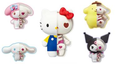 KAITAI FANTASY解剖三麗鷗 一探Kitty、喜拿狗、美樂蒂、布丁狗的身體秘密