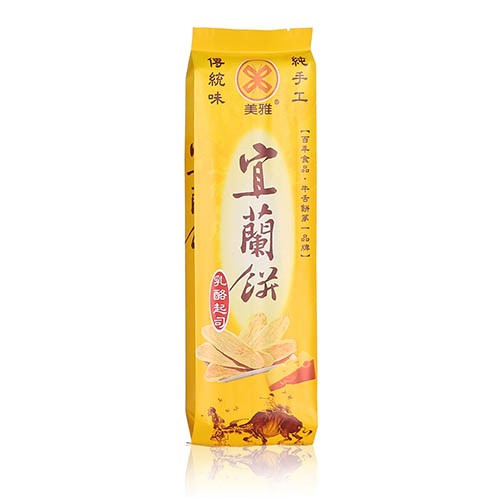 贈！蜂蜜芝麻牛舌餅1包(送完為止)贈品折價券- 鹹香乳酪起司- 餅身超薄香脆- 精選在地食材◆鹹香乳酪起司 ◆餅身超薄香脆 ◆精選在地食材 ◆宜蘭30年老店自然散發的乳酪香氣，低甜度的餡料與起司鹹香完