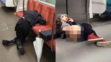 「露屁屁」、「睡車底」醉態百出 這個 IG 專門上傳醉漢睡相！