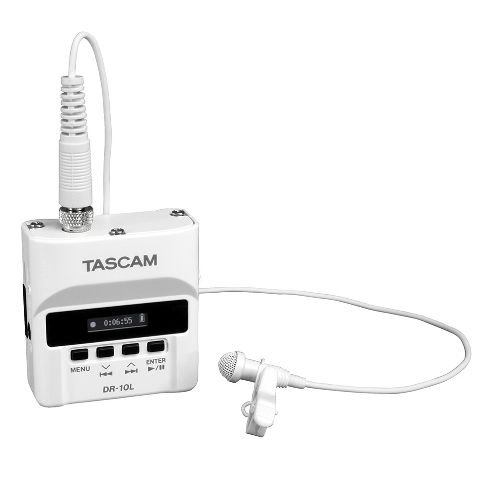 ※台灣總代理公司貨，保固一年附保卡TASCAM DR-10L是一款超緊湊，非常方便的數位錄音機/領夾式麥克風組合，為了增加靈活性，所包含的有線領夾話筒通過一個1/8“螺紋鎖定連接器與大多數Sennhe