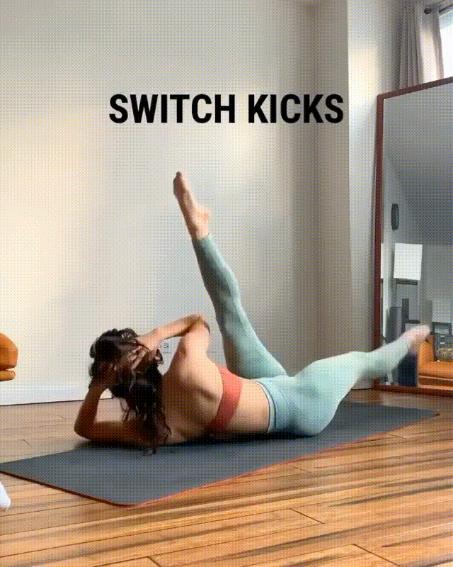 女生快速練腹肌、瘦肚子運動！