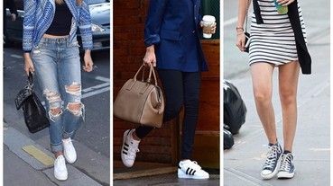 脫下高跟鞋也可以魅力四射！Gigi Hadid 球鞋穿搭街拍特輯