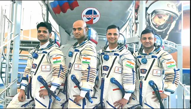 印度四名太空人亮