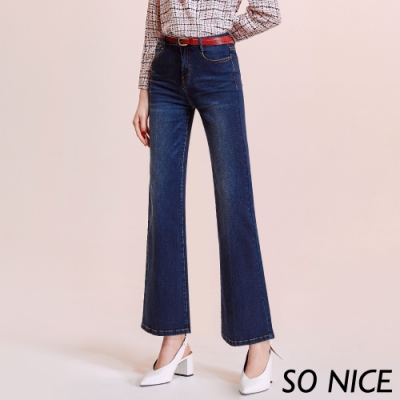 早春新品上市 經典不敗牛仔刷色,展現迷人魅力 貼心斜口袋設計,獨具實用巧思 俏麗小喇叭褲版型,打造美麗長腿 純牛仔棉質料,體驗舒適穿著