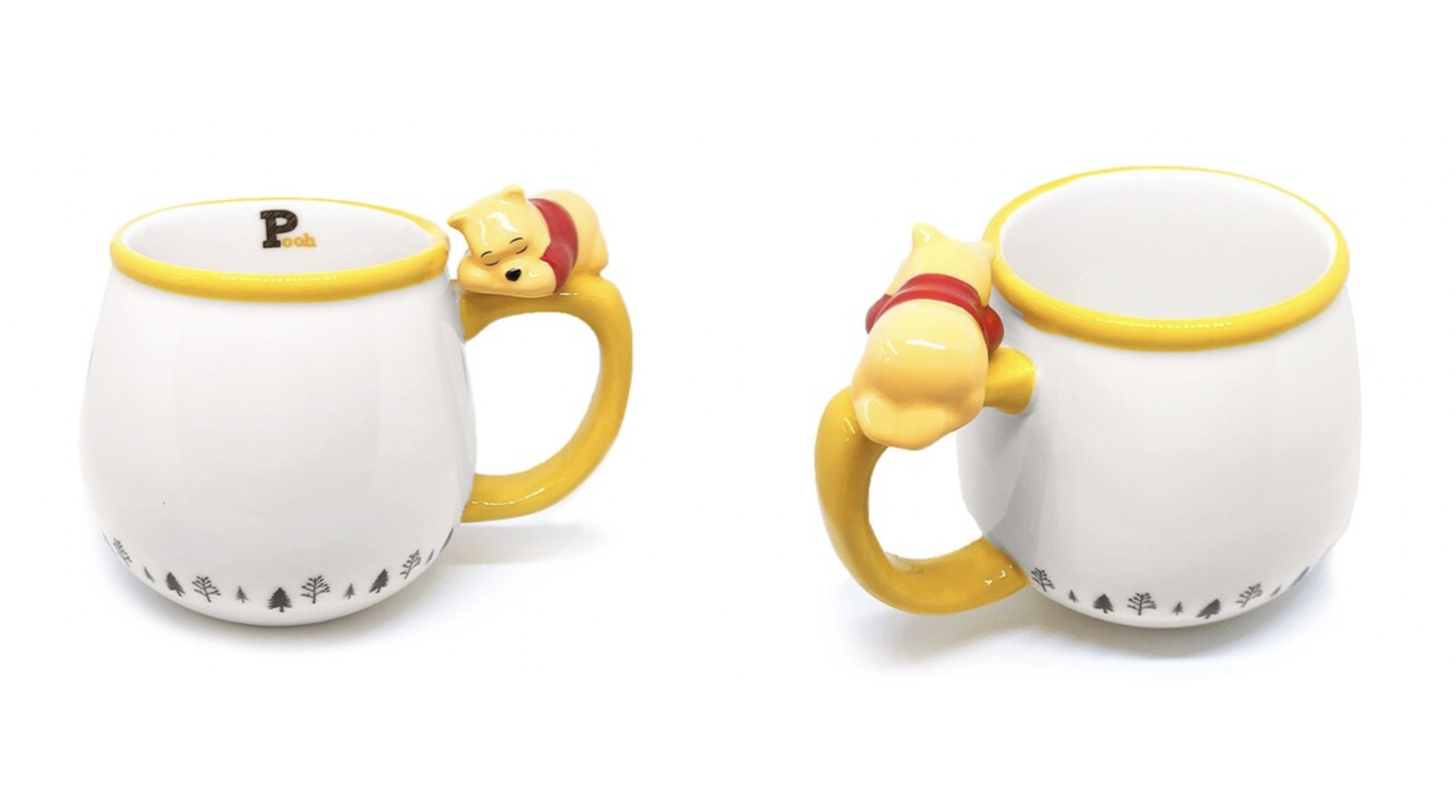 小熊維尼 造型陶瓷馬克杯