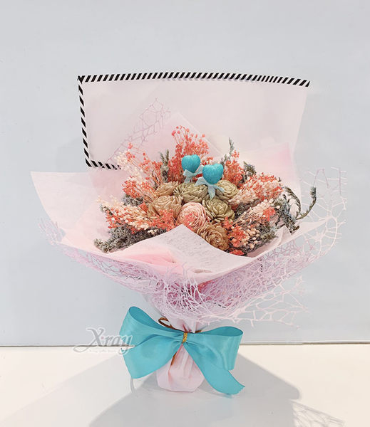 節慶王【Y040030】1399乾燥花束組-C，不凋花/手作素材/婚禮小物/乾燥花/情人花束/情人節禮物