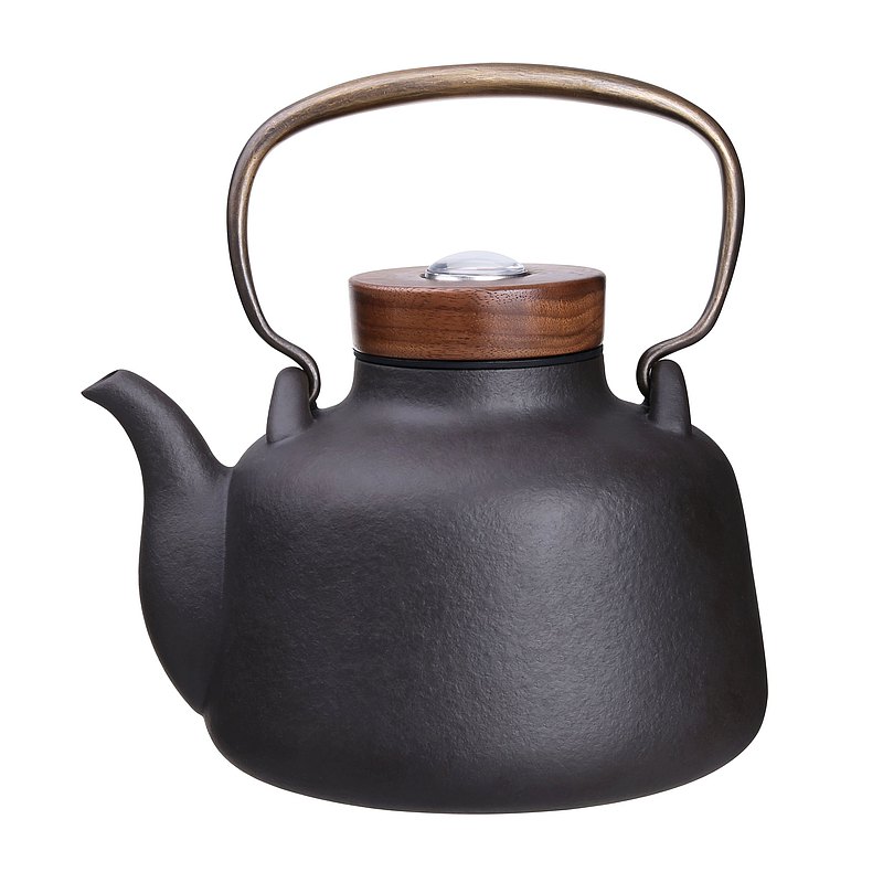 使用高強耐熱土，比傳統陶燒水壺有更高導熱性及更加保溫性