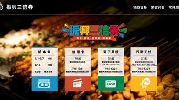 振興三倍券官網正式上線！7/1 日起開放預訂、綁卡