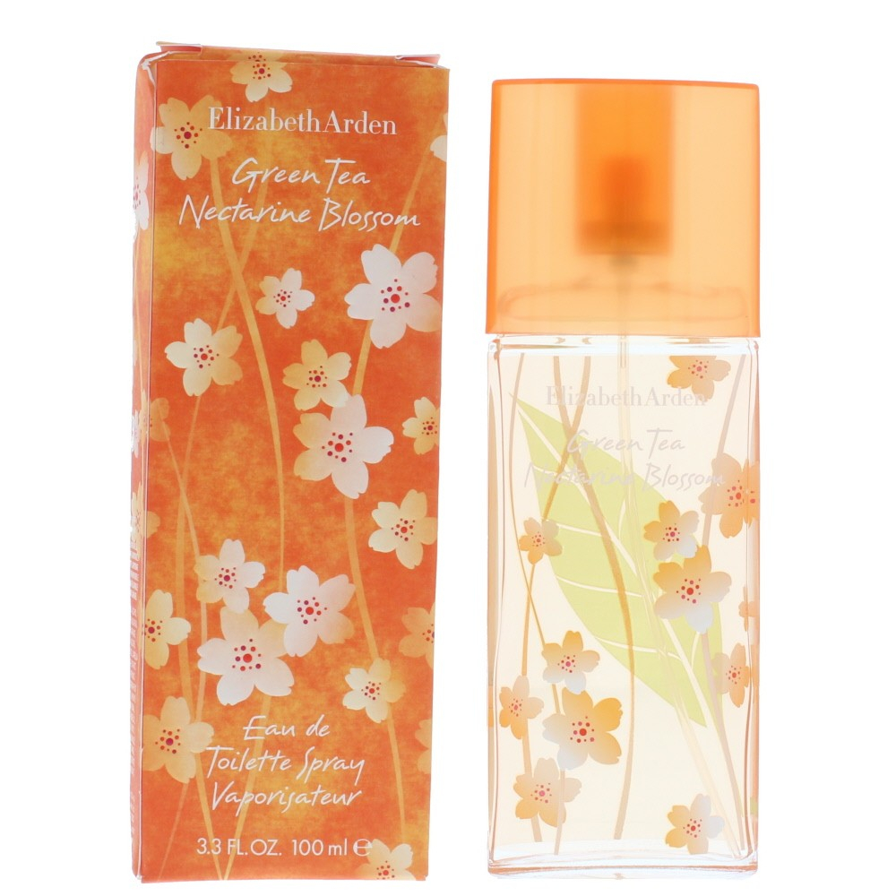 A floral fruity fragrance opening with top notes of peach, bergamot, exotic fruits and green tea; mi