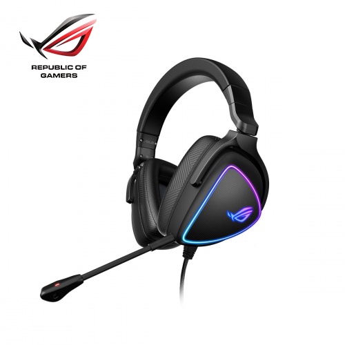 ✪引領業界的 Hi-Res ESS 9281 四核心DAC™ 技術，加上 MQA編解碼器提供無比細膩逼真的音質✪具備 ASUS AI 降噪麥克風，提供極致清晰的遊戲語音✪可自訂的多色環狀 RGB 燈效