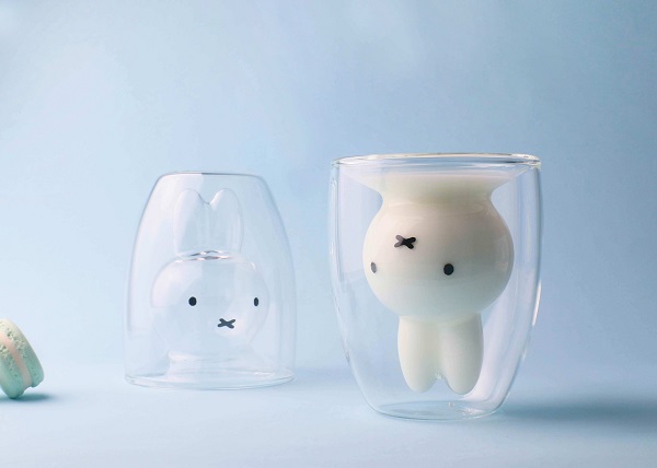米飛兔雙層玻璃杯