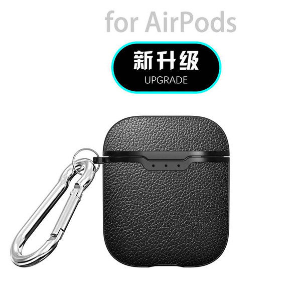 【SZ35】荔枝紋 無線藍牙耳機保護套 蘋果 無線藍牙 耳機套 AirPods 保護套 收納盒 防丟殼 收納包