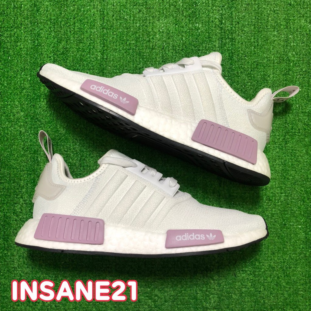 【特價商品】ADIDAS 三葉草 NMD R1 PK材質 白紫 紫羅蘭 女鞋 BD8024【Insane-21】