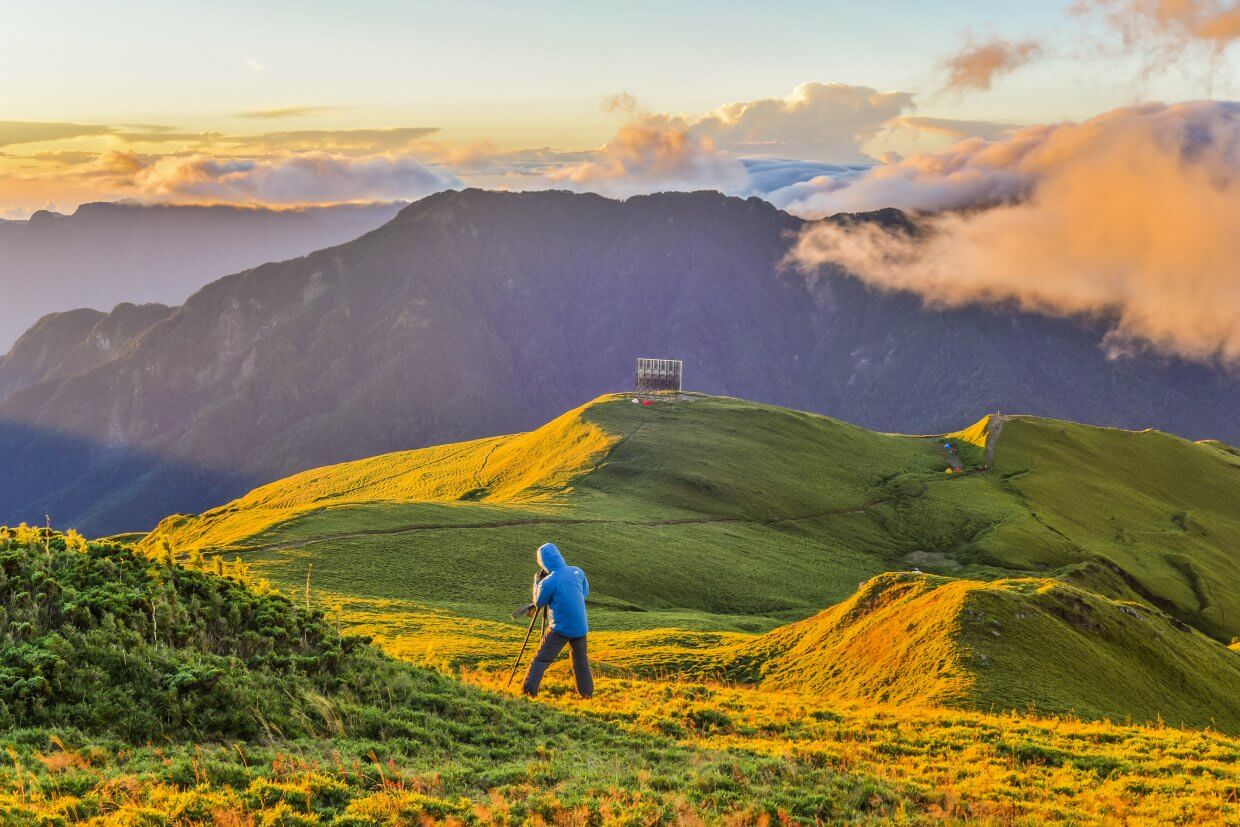 Landscape,View,Of,Hehuanshan,And,Qilai,Mountain,At,The,North