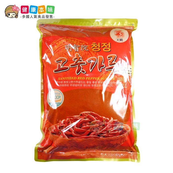 韓國 明智院清淨辣椒粉▲ 韓國原裝進口▲ 精選辣椒100%▲ 韓國料理餐廳指定辣椒粉韓國最有名的就是辣味的食物，而辣食料理自然是以辣椒為基底～簡單來說就是無辣不歡啊～現在來點最道地的韓國香辣滋味吧～韓