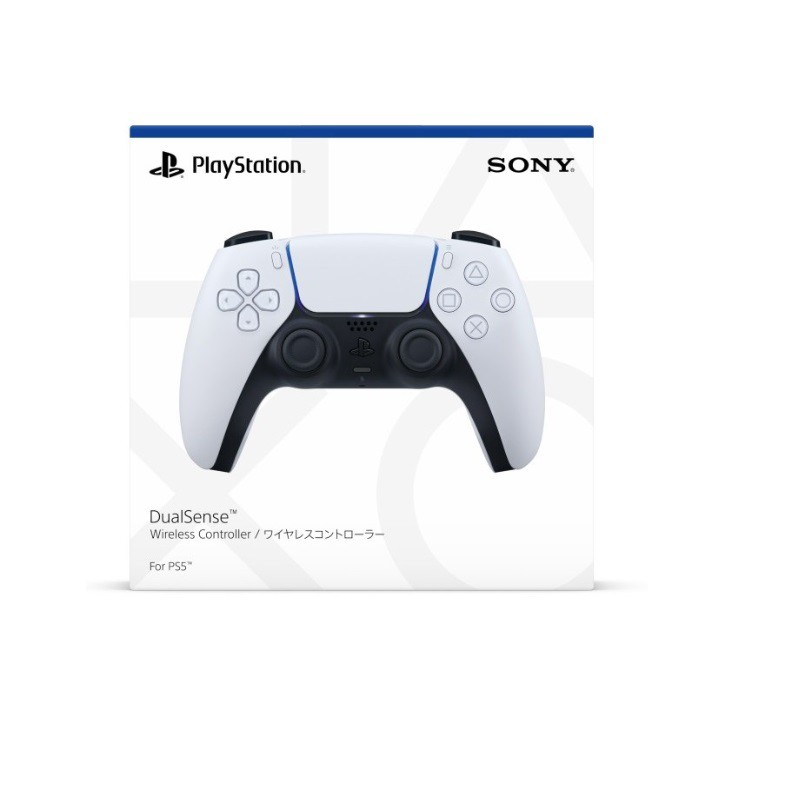 PS5 的 DualSense 無線控制器採用經典設計造型，並整合了可帶來身歷其境式體驗的觸覺回饋、動態自適應扳機以及內建麥克風。觸覺回饋：雙致動器取代傳統震動馬達，讓您在遊戲內行動時感受到物理回饋。
