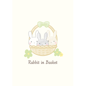 Rabbit in Basket (green)