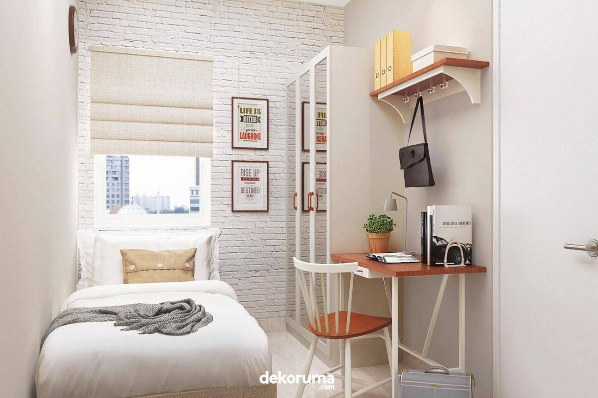 12 Cara Menata Interior Kamar Berukuran Mungil Dekoruma Com Line Today