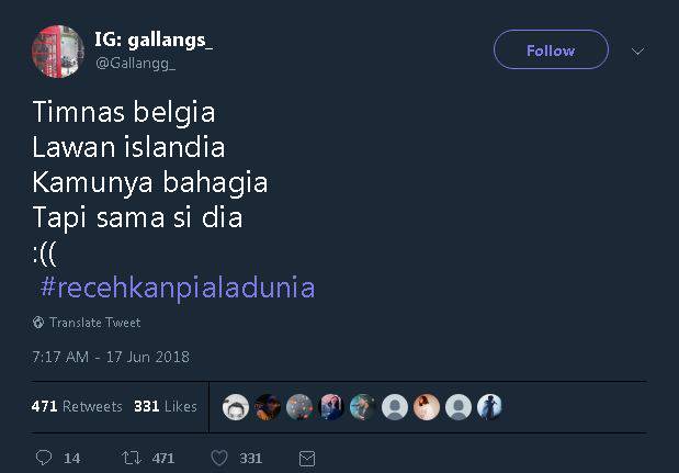 10 Pantun Kocak Piala Dunia Ini Lucunya Bikin Galau Gimana Gitu