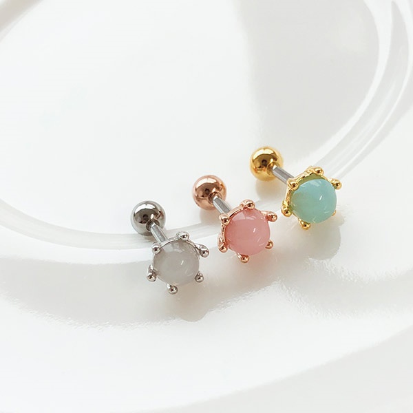 [SOOSOO官方旗艦店] 彩色麻糬小耳環