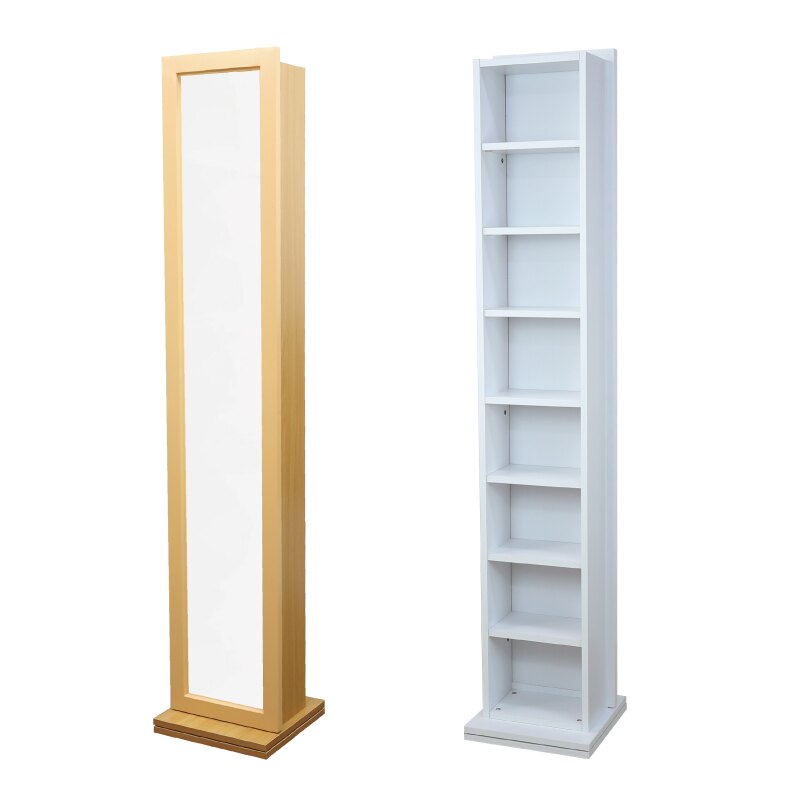 旋轉全身鏡 收納鏡櫃 化妝鏡 穿衣鏡 鏡 化妝品收納 維多利亞旋轉收納鏡櫃 MIT 台灣製