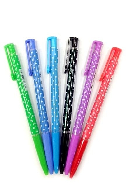 品名:TEMPO節奏 B-103P 普普風點點筆/一支入{定12} 原子筆 中油筆0.4mm