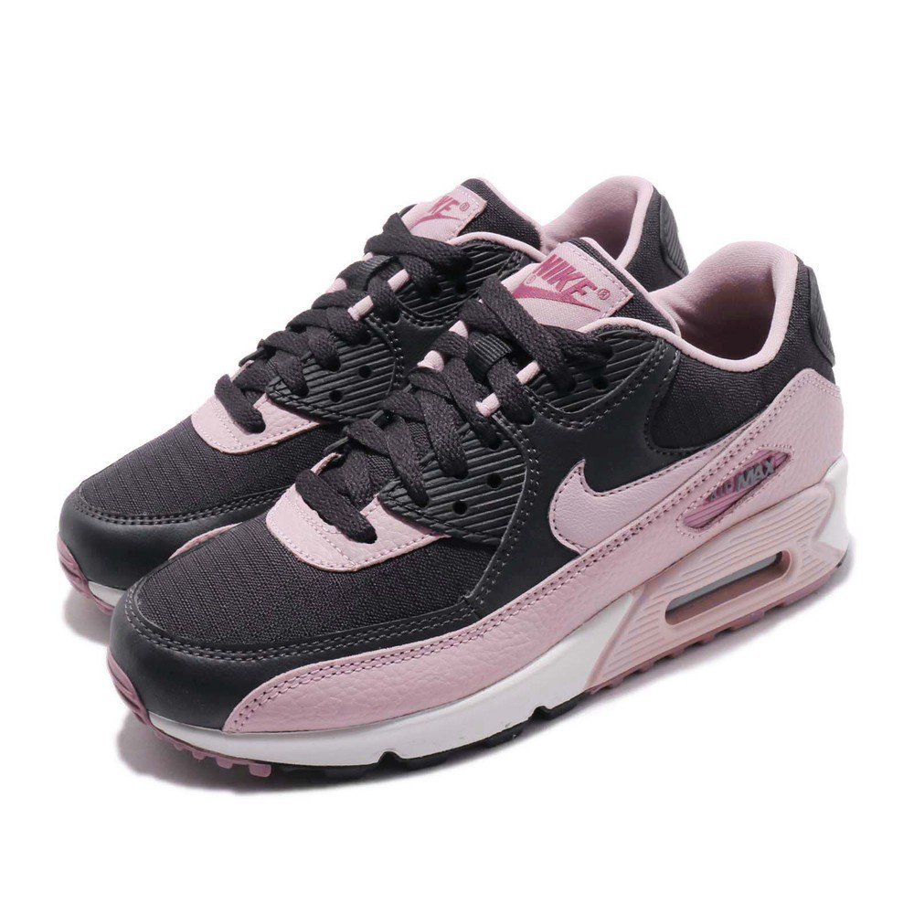 NIKE 休閒鞋 Air Max 90 復古 女鞋 氣墊 穿搭 舒適 流行 球鞋 粉 灰 [325213-059]